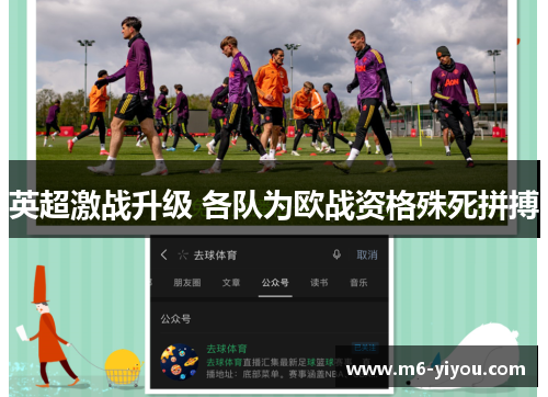 英超激战升级 各队为欧战资格殊死拼搏